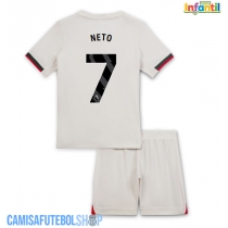 Camisa de time de futebol Chelsea Pedro Neto #7 Replicas 2º Equipamento Infantil 2025-26 Manga Curta (+ Calças curtas)